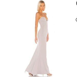 NWT Katie May Boy Bye Gown in Dove Medium Revolve